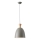 Żyrandol na lince 1xE27/15W/230V szary śr. 23 cm