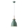 Żyrandol na lince 1xE27/15W/230V zielony śr. 19,5 cm