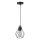 Żyrandol na lince 1xE27/35W/230V śr. 18 cm czarny