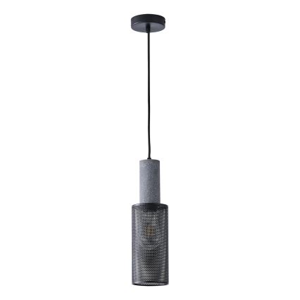 Żyrandol na lince 1xE27/40W/230V czarny