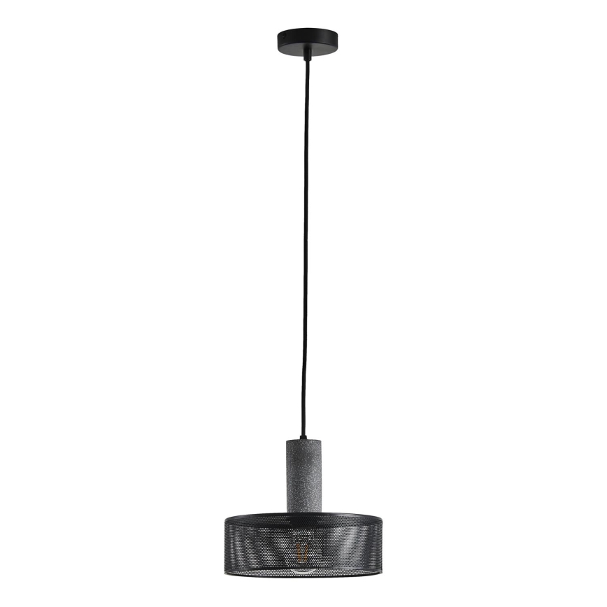 Żyrandol na lince 1xE27/40W/230V czarny