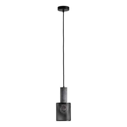 Żyrandol na lince 1xE27/40W/230V czarny