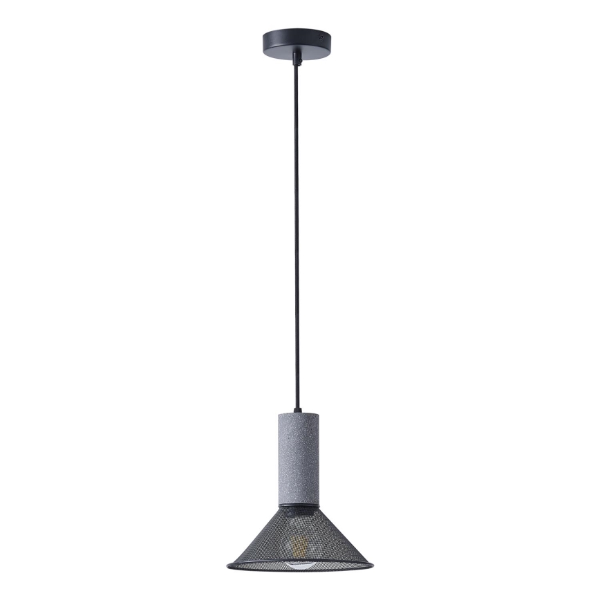 Żyrandol na lince 1xE27/40W/230V czarny