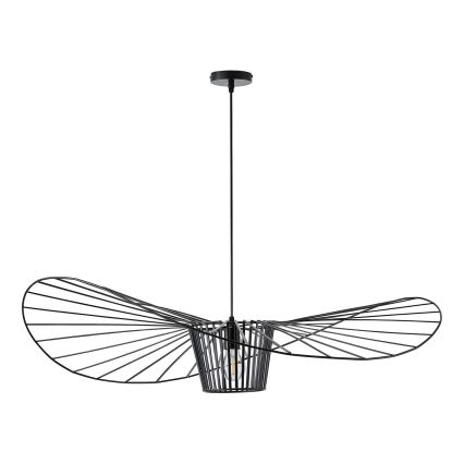 Żyrandol na lince 1xE27/40W/230V czarny