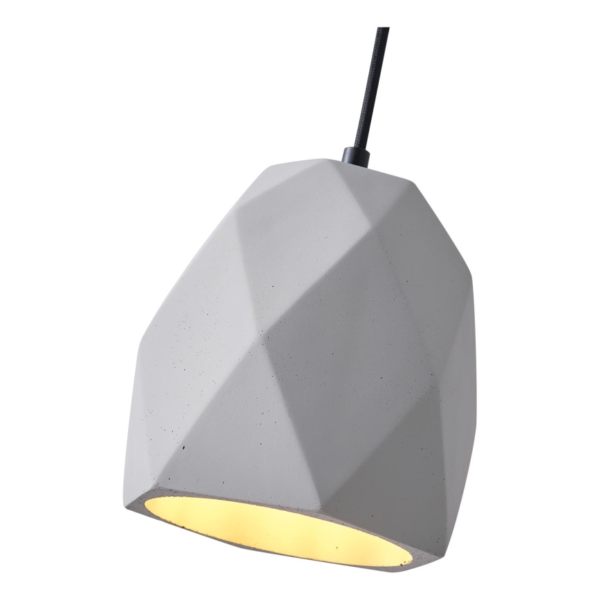 Żyrandol na lince 1xE27/40W/230V szary