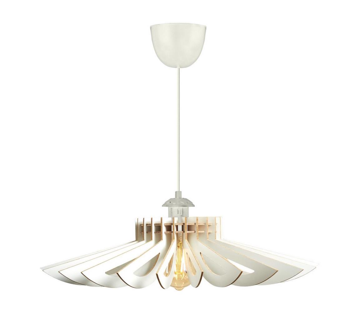 Żyrandol na lince 1xE27/60W/230V biały śr. 68 cm