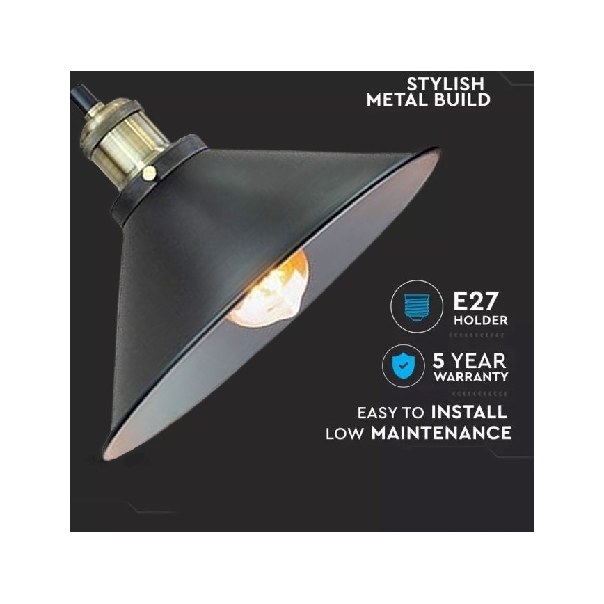 Żyrandol na lince 1xE27/60W/230V