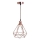 Żyrandol na lince 1xE27/60W/230V śr. 22 cm miedź