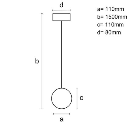 Żyrandol na lince 1xGU10/10W/230V popiół/solidne drewno brązowy