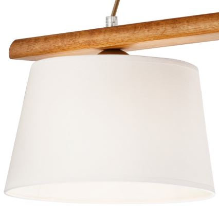 Żyrandol na lince AIDA 3xE27/60W/230V dąb