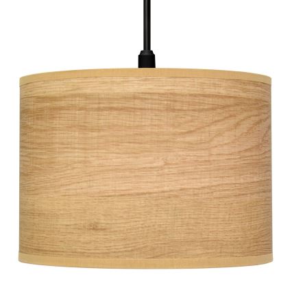 Żyrandol na lince ALBA 1xE27/15W/230V śr. 20 cm brązowe/czarne