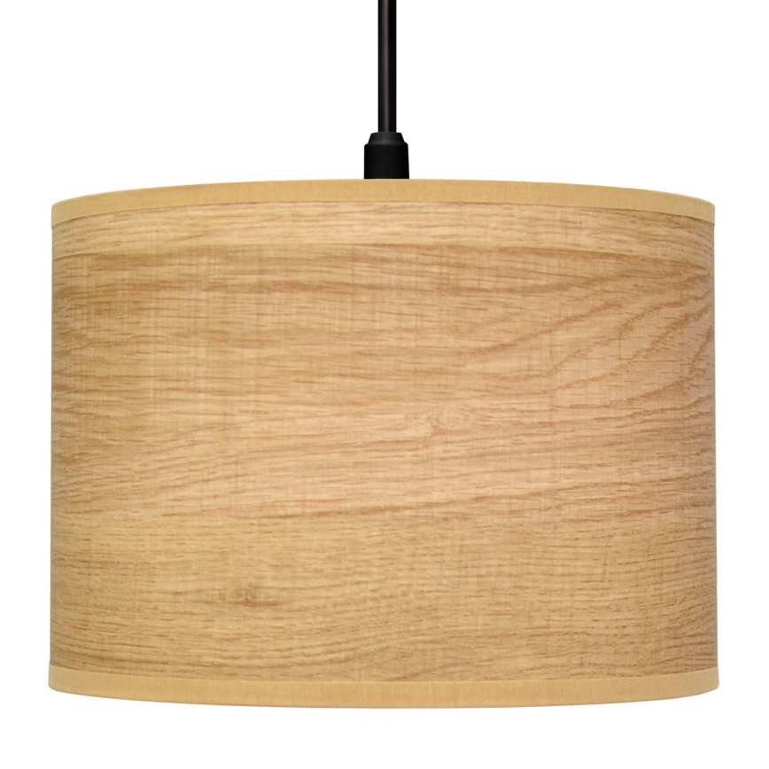 Żyrandol na lince ALBA 1xE27/15W/230V śr. 20 cm brązowe/czarne