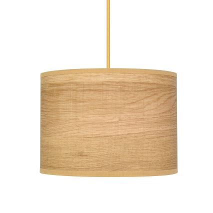 Żyrandol na lince ALBA 1xE27/15W/230V śr. 20 cm brązowy