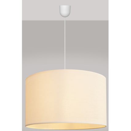 Żyrandol na lince ALBA 1xE27/15W/230V śr. 4 czm beżowy