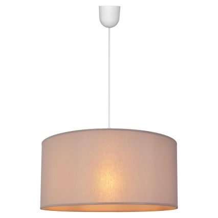 Żyrandol na lince ALBA 1xE27/15W/230V śr. 40 cm beżowy