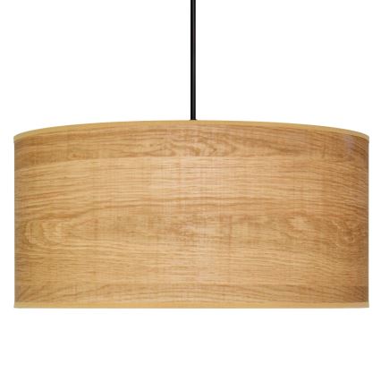 Żyrandol na lince ALBA 1xE27/15W/230V śr. 40 cm brązowe/czarne