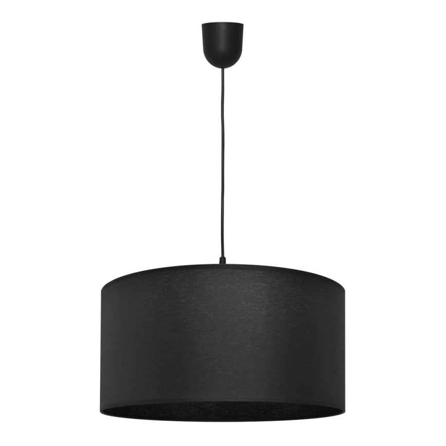 Żyrandol na lince ALBA 1xE27/15W/230V śr. 40 cm czarny
