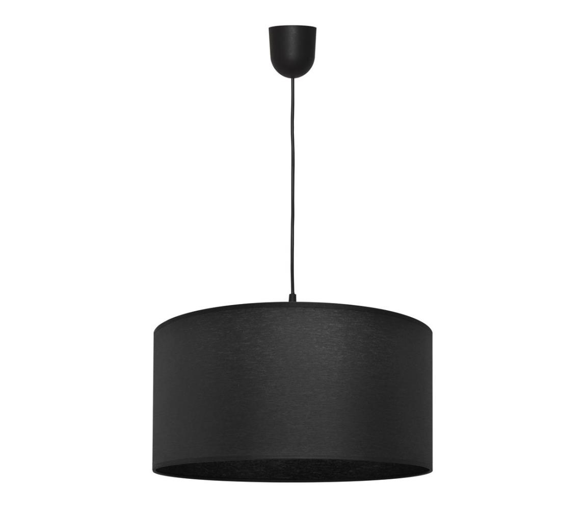 Żyrandol na lince ALBA 1xE27/15W/230V śr. 40 cm czarny
