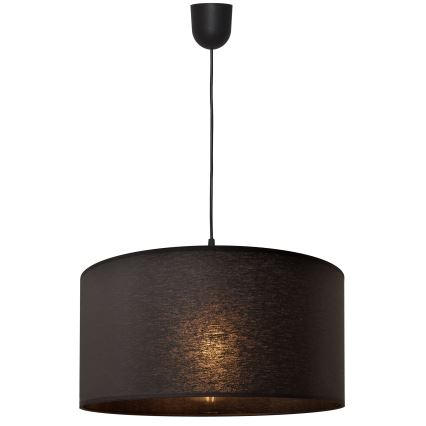 Żyrandol na lince ALBA 1xE27/15W/230V śr. 40 cm czarny