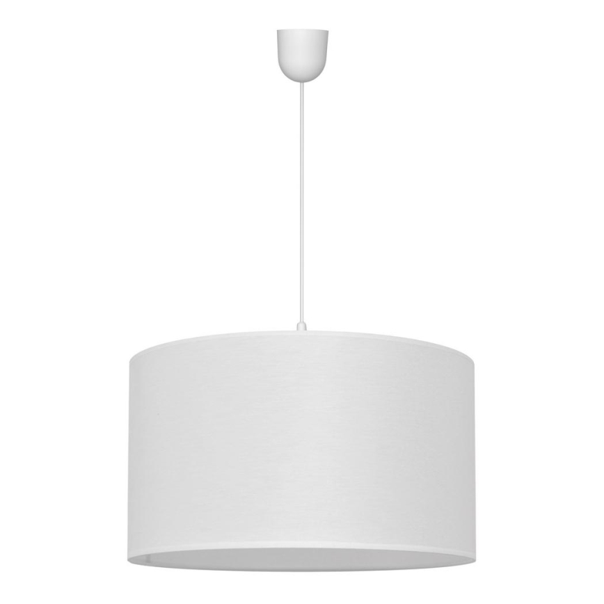 Żyrandol na lince ALBA 1xE27/15W/230V śr. 45 cm biały