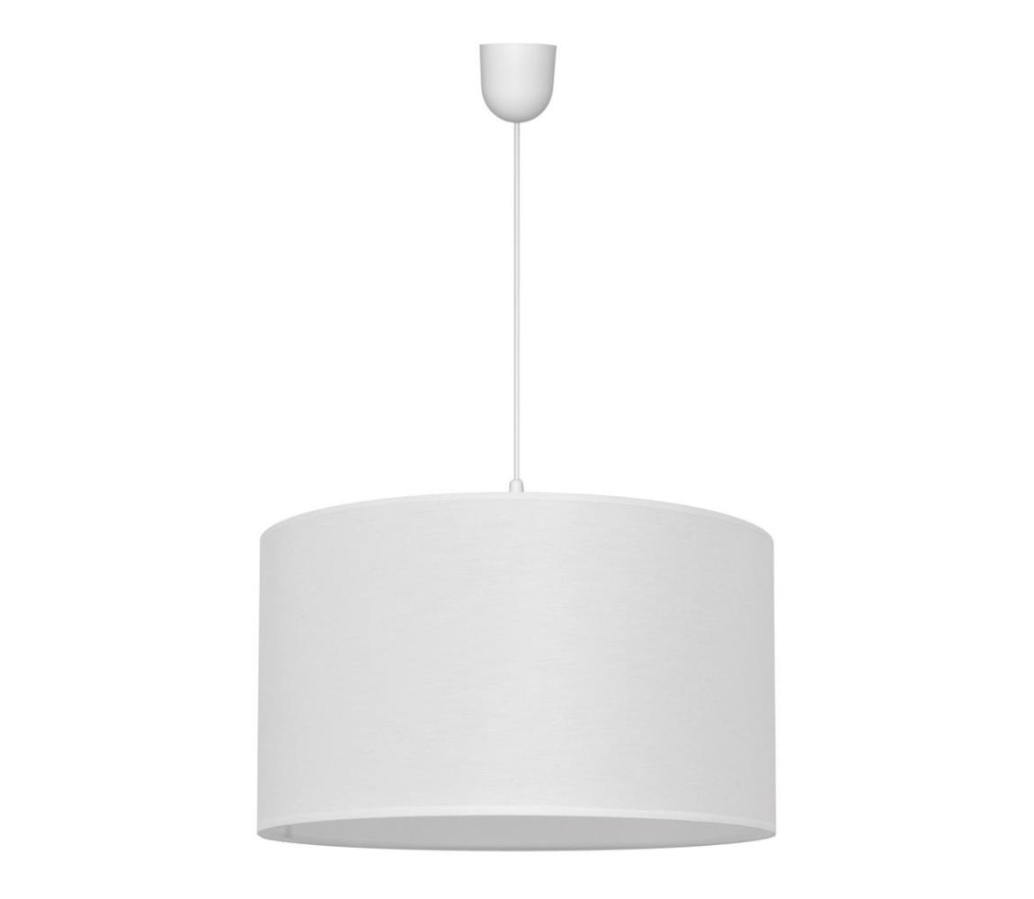 Żyrandol na lince ALBA 1xE27/15W/230V śr. 45 cm biały