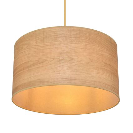 Żyrandol na lince ALBA 1xE27/15W/230V śr. 45 cm brązowy