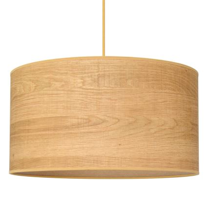 Żyrandol na lince ALBA 1xE27/15W/230V śr. 45 cm brązowy