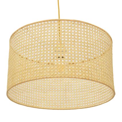 Żyrandol na lince ALBA 1xE27/15W/230V śr. 45 cm rattan