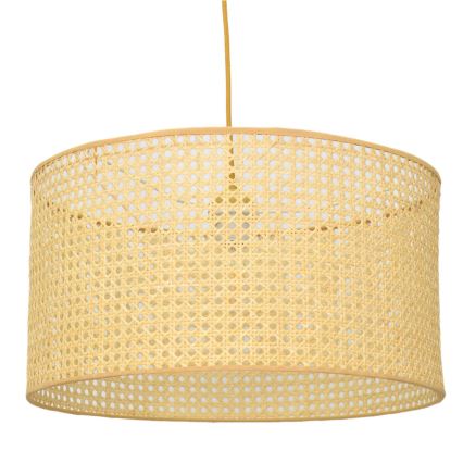 Żyrandol na lince ALBA 1xE27/15W/230V śr. 45 cm rattan