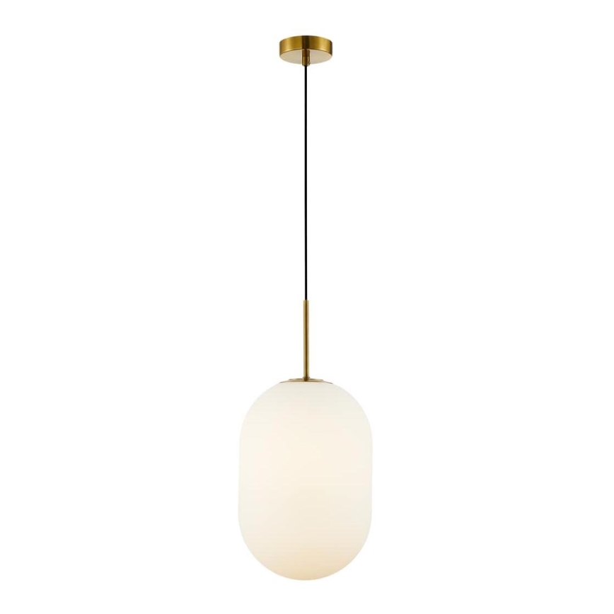 Żyrandol na lince ALIAS 1xE14/40W/230V śr. 24 cm złoty