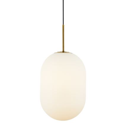 Żyrandol na lince ALIAS 1xE14/40W/230V śr. 24 cm złoty
