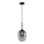 Żyrandol na lince ALIAS 1xG9/8W/230V śr. 12 cm czarny/szary