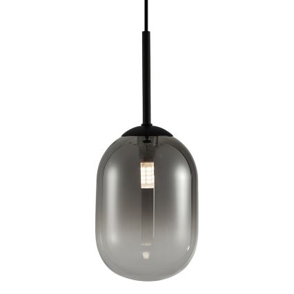 Żyrandol na lince ALIAS 1xG9/8W/230V śr. 12 cm czarny/szary