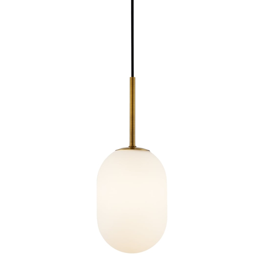 Żyrandol na lince ALIAS 1xG9/8W/230V śr. 12 cm złoty