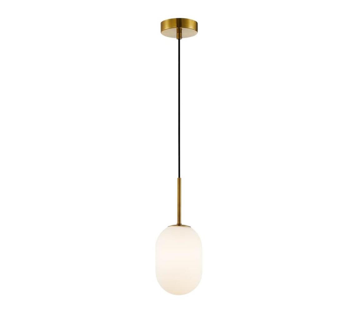 Żyrandol na lince ALIAS 1xG9/8W/230V śr. 12 cm złoty