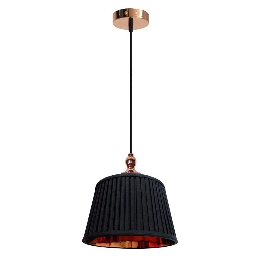 Żyrandol na lince AMORE 1xE27/60W/230V czarny