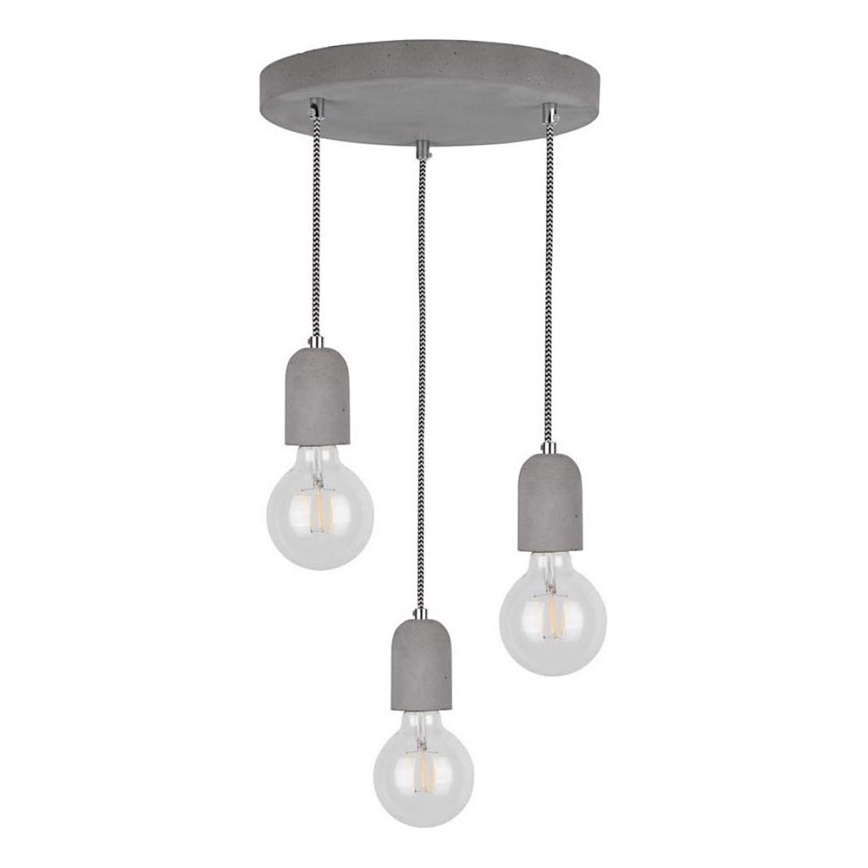 Żyrandol na lince AMORY 3xE27/60W/230V