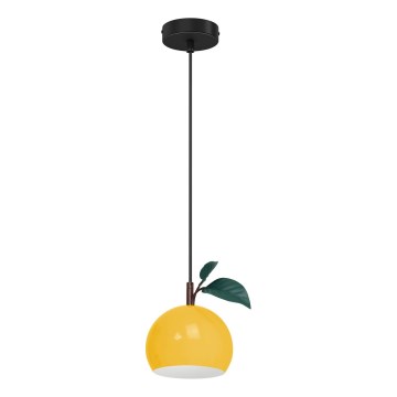 Żyrandol na lince APPLE 1xE27/15W/230V żółty