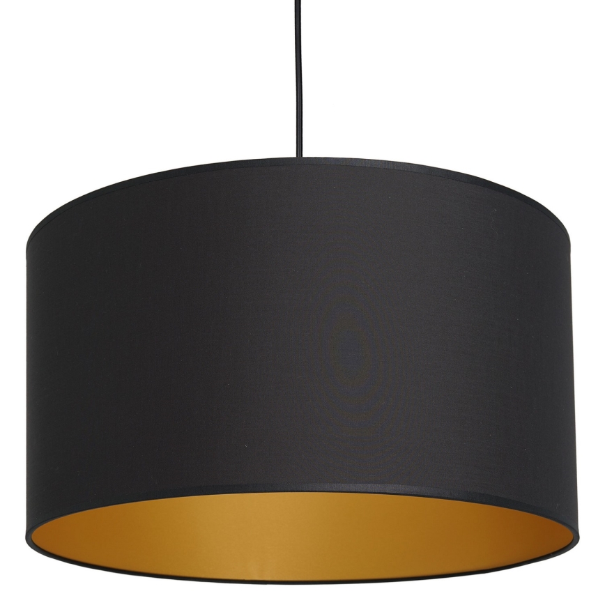 Żyrandol na lince ARDEN 1xE27/60W/230V d. 40 cm czarny/złoty
