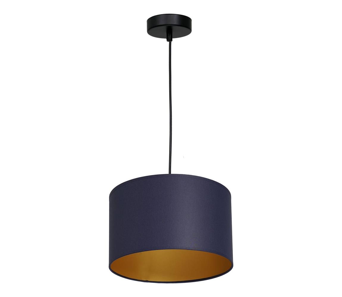 Żyrandol na lince ARDEN 1xE27/60W/230V śr. 25 cm fioletowy/złoty