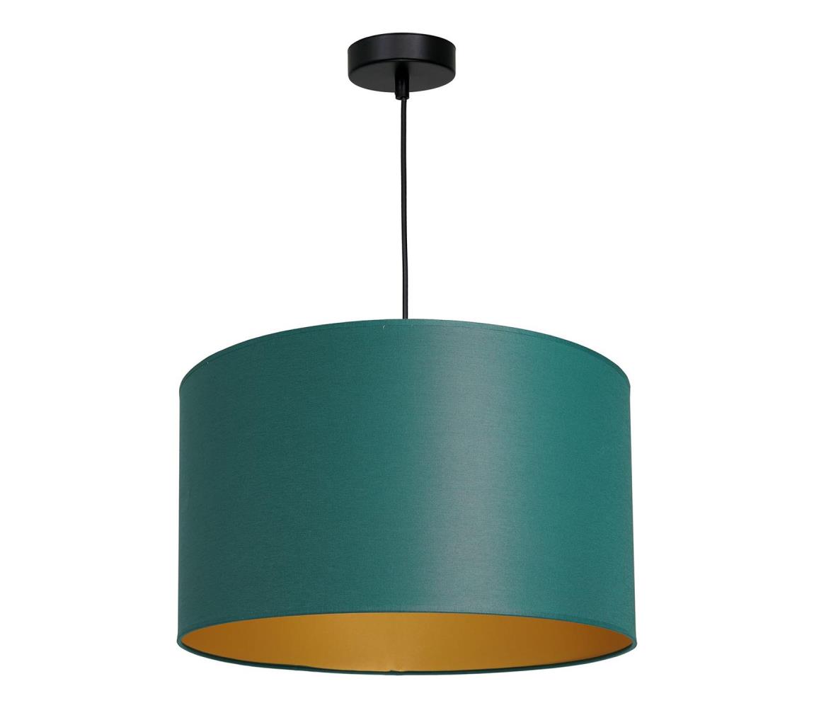 Żyrandol na lince ARDEN 1xE27/60W/230V śr. 40 cm zielony/złoty