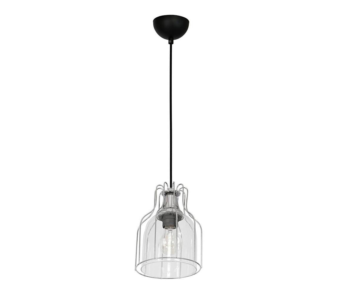 Żyrandol na lince ARIA 1xE27/60W/230V srebrny