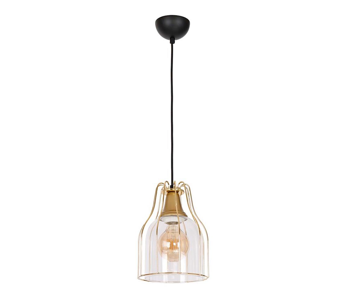 Żyrandol na lince ARIA 1xE27/60W/230V złoty