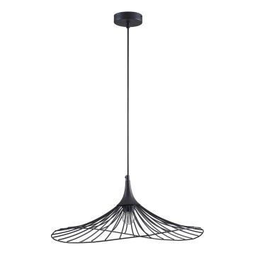 Żyrandol na lince ARIELLE 1xE27/20W/230V śr. 50 cm czarny