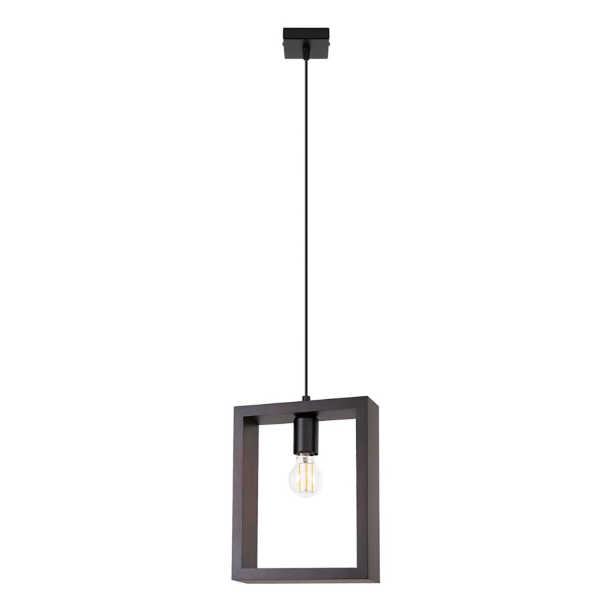 Żyrandol na lince ARIES 1xE27/15W/230V buk/wenge