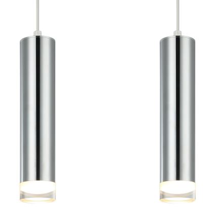 Żyrandol na lince ARMIN 2xGU10/10W/230V chrom błyszczący