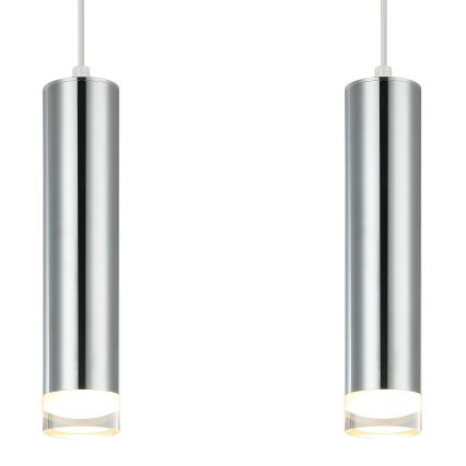 Żyrandol na lince ARMIN 2xGU10/10W/230V chrom błyszczący