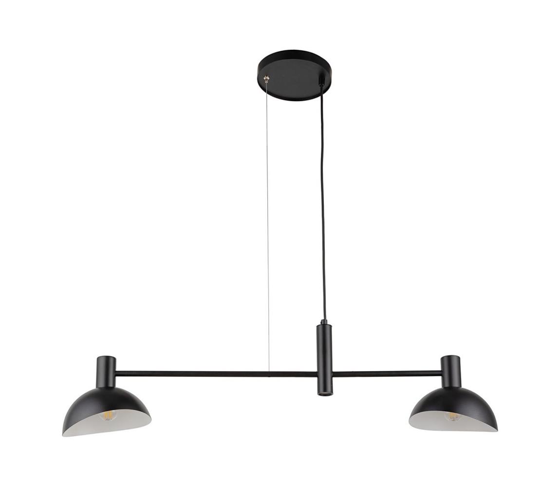 Żyrandol na lince ARTIS 2xE14/40W/230V czarny
