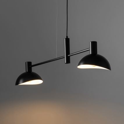 Żyrandol na lince ARTIS 2xE14/40W/230V czarny