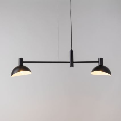 Żyrandol na lince ARTIS 2xE14/40W/230V czarny